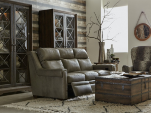 The Imagine Sofa by Bradington Young at Annabelle's in St. Pete & Odessa sits comfortably in a beautiful living room