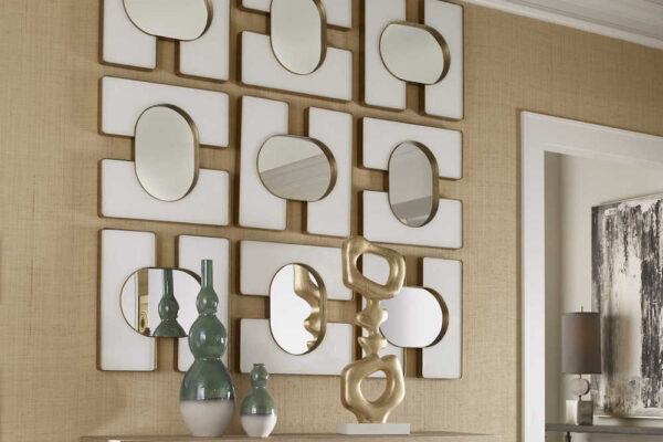 Revelation by Uttermost's Embrace square mirror.